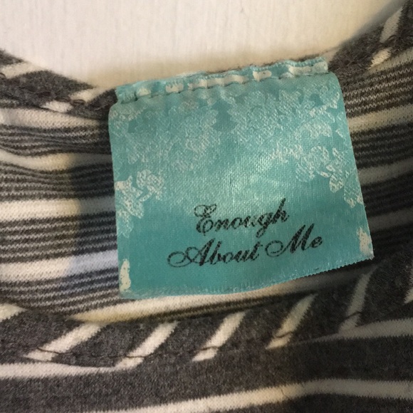 Grey striped dress - Picture 2 of 3